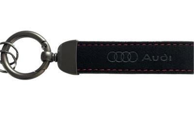 KEYRING KEYRING AUDI LEATHER ALCANTARA RED NITKA  