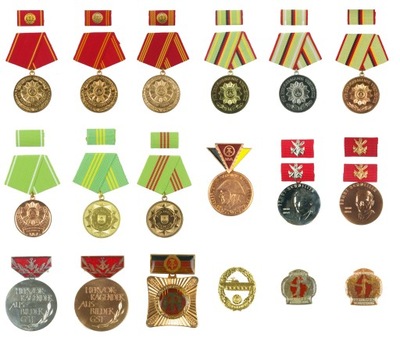 Medale odznaki wojskowe niemieckie NRD NVA DDR