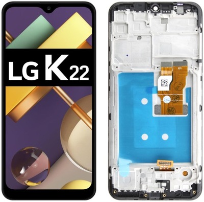 WYŚWIETLACZ EKRAN LCD RAMKA DO LG K22