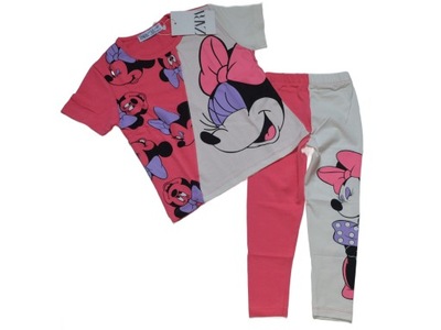 ZARA komplet 110 4-5 bluza + legginsy MINNIE 2 pak