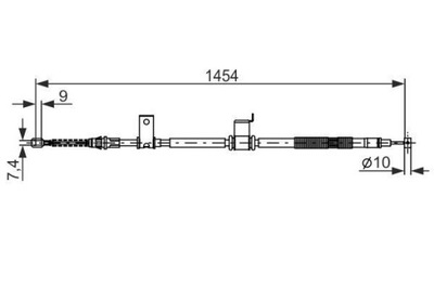 BOSCH 1 987 482 294 CIĘGŁO, ГАЛЬМО СТОЯНКОВИЙ