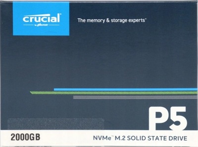 Dysk SSD Crucial P5 CT2000P5SSD8 2TB M.2 PCIe NVMe