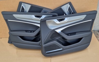 Обшивки audi a6 c8 led шкіра пам'ять шторка jak nowe kpl фото №1