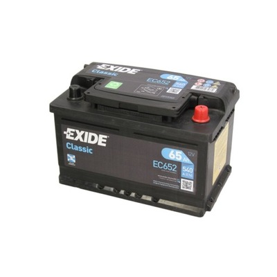 АКУМУЛЯТОР EXIDE КЛАСИЧНИЙ 65AH 540A P+