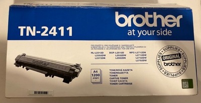 BROTHER TONER TN-2411 TN2411 BLACK ORYGINAŁ PUSTY