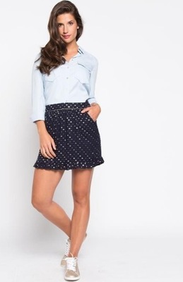 CACHE CACHE GRANATOWA SPÓDNICA WZÓR (34)