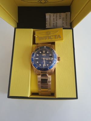 Invicta zegarek uniseks 30484 - złoty