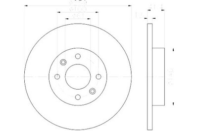 PAGID ГАЛЬМІВНІ ДИСКИ ГАЛЬМІВНІ HELLA PAGID 7701208252 6001