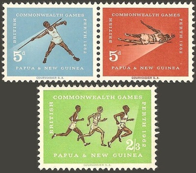 Papua Nowa Gwinea 1962 Znaczki 46-8 ** sport igrzy