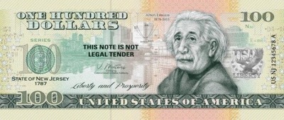 100 dolarów(USA) - Commemorative - New Jersey