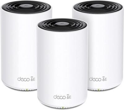 TP-Link Deco XE75 Pro - WiFi AI Mesh AXE5400, WiFi 6E, 6GHz (3-Pack)