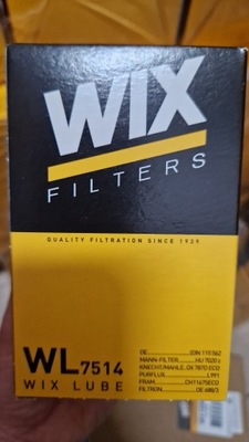 WIX FILTRES WL7514 KAIP FILTRON OE688/3 MANN FILTRAS HU7020Z 