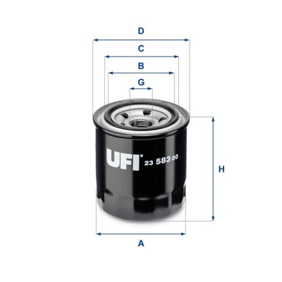 UFI 23.583.00 FILTRAS ALYVOS 