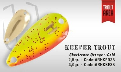 Błystka Herakles KEEPER 5.0gr (Chartreuse Orange/G