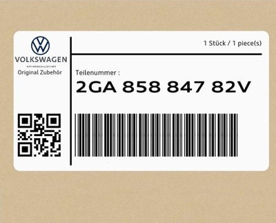 Кронштейн чёрный титановый 2ga85884782v vw t-roc фото №1