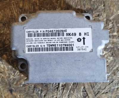 Модуль датчик подушка безопасности jeep patriot compass p04672609ae гарантия фото №1