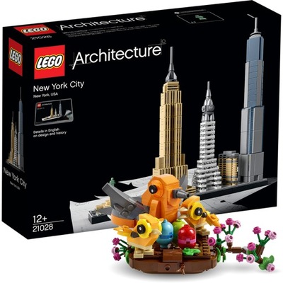 LEGO Architecture Nowy Jork 21028 + Ptasie Gniazdo 40639