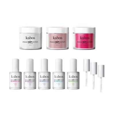 KABOS ZESTAW MANICURE TYTANOWY PINK SET