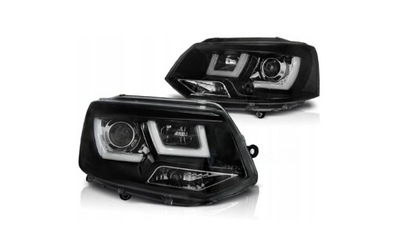 FAROS VW TRANSPORTER T5 U-LED BLACK DIODOWE DZIENN  