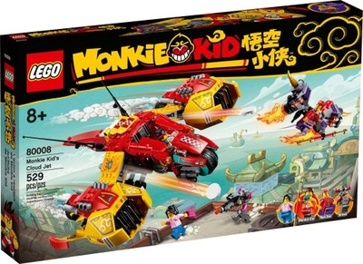 LEGO Monkie Kid 80008 Odrzutowiec Monkie Kida NOWE
