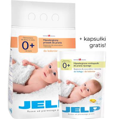 Jelp na farbu Prášok 50p 4kg + Kapsuly 15p