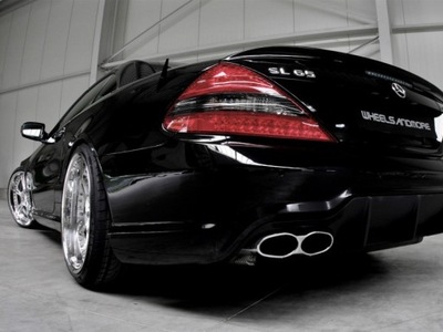 MERCEDES SL R230 SPOILER BRIDA AL TAPA DE MALETERO PODKLAD!!!  