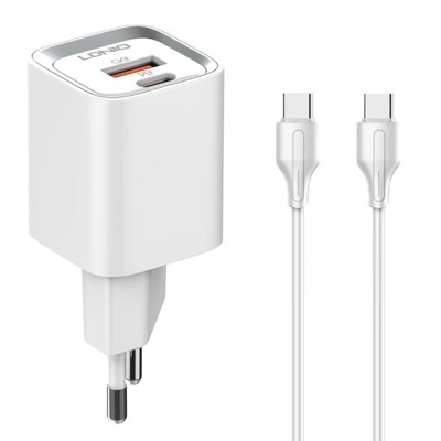 Ładowarka USB 30W PD QC3.0 kabel USB-C USB-C