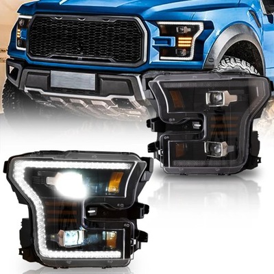 Лампи led фари led vland ford f-150 2015-2017 білий drl поворотник фото №1