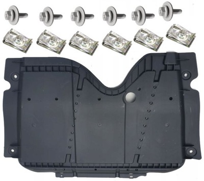 Dacia dokker 2012-... защита двигателя клипсы hdpe фото №1