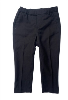 Spodnie 98 cm 2 3 lata Czarne H&M Eleganckie Wizytowe