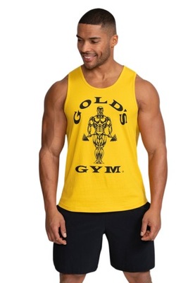 Tank top treningowy na siłownie sportowy męskie Muscle Gold's Gym M