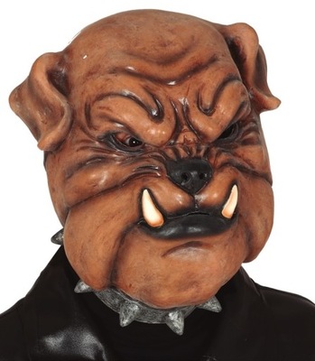 Maska Bulldog Bulldoga Psa Zły Pies Psa Boxer Dog