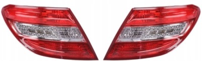 Mercedes c klasa w204 фара led задня ліва + права гомологація 2007 - 2011 фото №1
