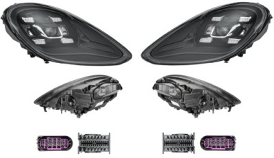 Фара лампа porsche panamera 971 16- led l+p фото №1