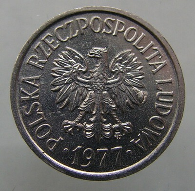 POLSKA 20 GROSZY 1977