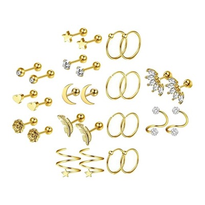 A set of earrings Geometric dangle earrings