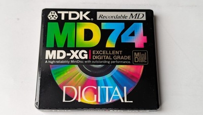 MiniDisc MD TDK XG 74 1szt....