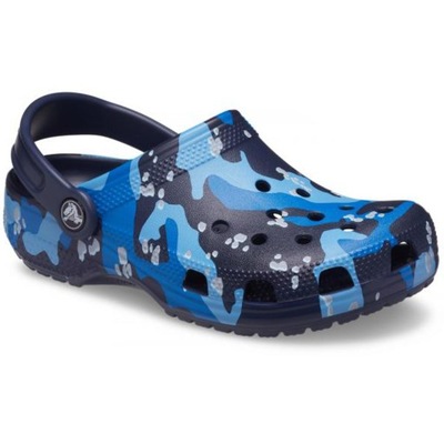 KLAPKI DZIECIĘCE CROCS CAMO BASENOWE BUTY GUMOWE