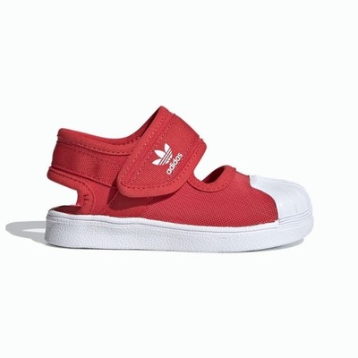 DZIECIĘCE SANDAŁKI ADIDAS SUPERSTAR 24 CZERWONE