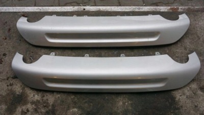 Спойлер накладка бампера задній volvo xc70 08- фото №1