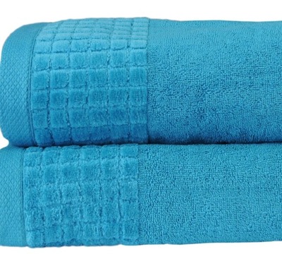Ręcznik Kąpielowy Bawełniany 500g 70x140 Larisa Turkusowy