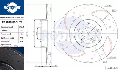 ROTINGER RT 2828HP-GL T5 HAM.TARCZA /P/IMPREZA