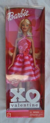 lalka barbie XO VALENTINE kolekcjonerska mattel 2002
