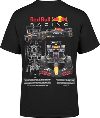 RED BULL RACING BOLID F1 FORMULA 1 KOSZULKA MĘSKA NADRUK MAX VERSTAPPEN R L