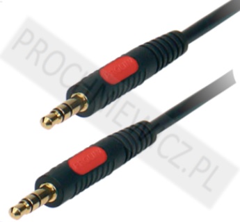 Kabel AUX Prolink Jack 3,5mm- Jack 3,5mm 0,5m