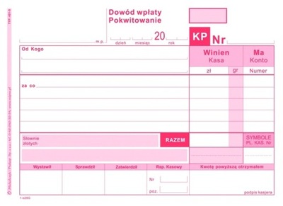 KP dowód wpłaty A6 Michalczyk & Prokop Łódź