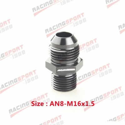 AN8 AN10 AN12 MALE FLARE TO METRIC АДАПТЕР FITTING STRAIGHT ALUMINU~9423