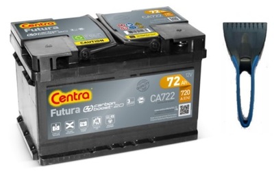 BATTERY CA722 CENTRA 72AH 720A FUTURA  