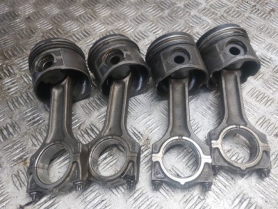 Поршень + шатун комплект 4szt bmw e39 520d фото №1