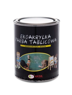 Farba tablicowa AKSIL EKOAKRYLKA Szara 0,75L